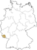 Saarland Karte
