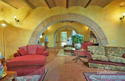Finca en venta Asciano, Toscana:  RIF 2992 Wohnbereich mit Rundbögen