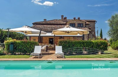 Finca en venta Asciano, Toscana:  RIF 2992 Haus und Pool