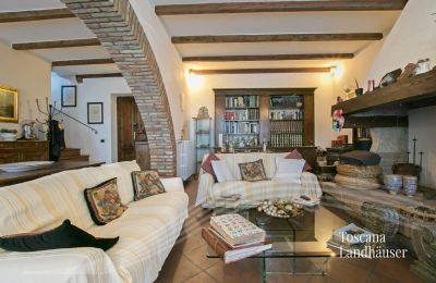 Casa de campo en venta Sarteano, Toscana:  RIF 3009 Wohnbereich mit Rundbogen