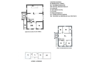 Casa de campo en venta Sarteano, Toscana:  RIF 3009 Grundriss
