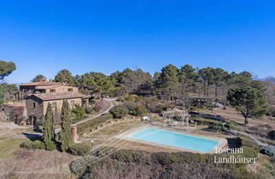 Finca en venta Gaiole in Chianti, Toscana:  RIF 3041 Pool und Gebäude