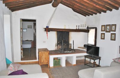 Casa de campo en venta Siena, Toscana:  RIF 3071 Wohnraum mit Kamin