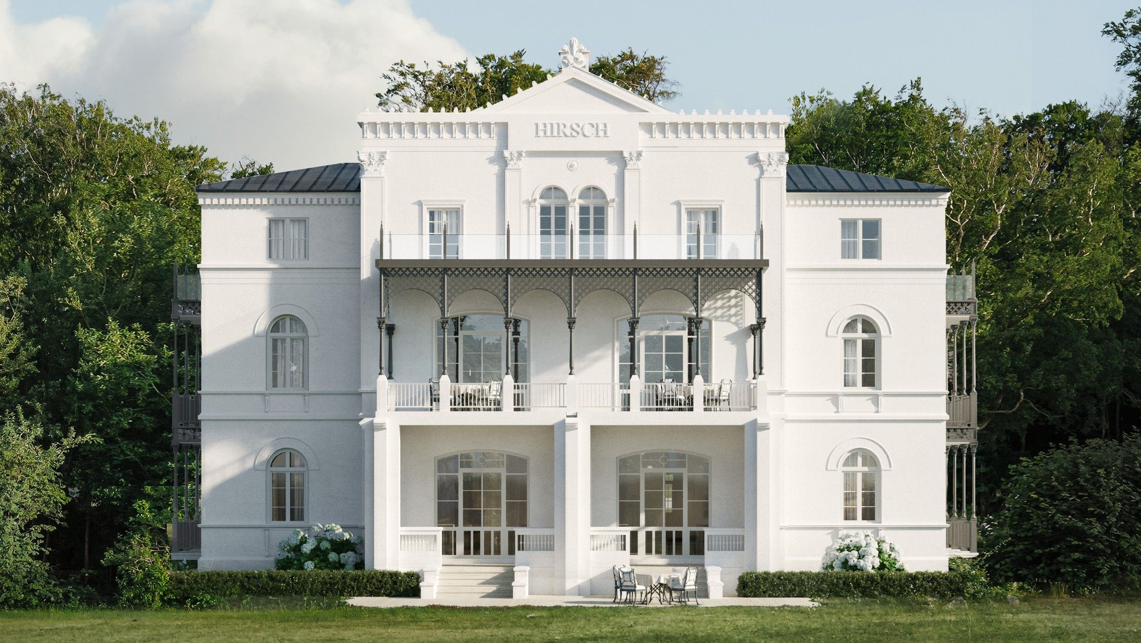 Fotos  Villa Hirsch en la localidad balnearia del mar Báltico de Heiligendamm