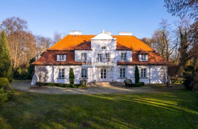Casa señorial en venta Ossowice, Dwór w Ossowicach, Voivodato de Łódź:  Vista posterior