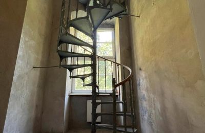 Palacio en venta powiat gorzowski, gmina Witnica, Dąbroszyn, Pałac w Dąbroszynie, Lubusz, Escalera secundaria