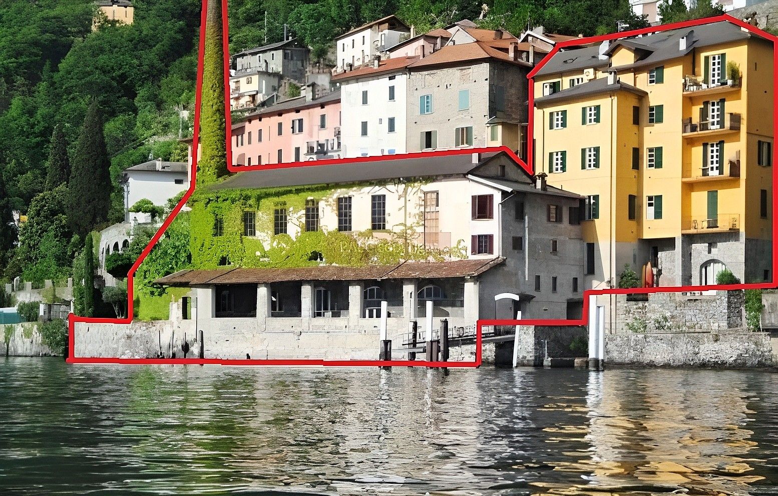 fotos Propiedad única en el Lago de Como: antigua hilandería con pisos