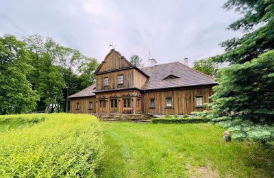 Casa señorial en venta Paplin, Dwór w Paplinie, Voivodato de Mazovia:  Vista posterior