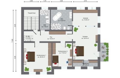 Inmobiliario Magdeburg, Plano de planta 1