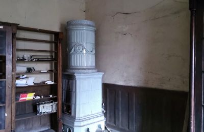 Casa señorial en venta Dobrocin, Pałac w Dobrocinie, Voivodato de Varmia y Masuria, Estufa de azulejos