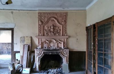 Casa señorial en venta Dobrocin, Pałac w Dobrocinie, Voivodato de Varmia y Masuria, Chimenea