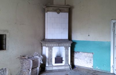 Casa señorial en venta Dobrocin, Pałac w Dobrocinie, Voivodato de Varmia y Masuria, Estufa de azulejos