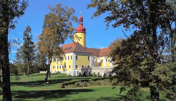 Castillo barroco en Bohemia del Sur