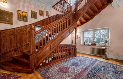 Palacio en venta Patrykozy, Voivodato de Mazovia, Gran escalera