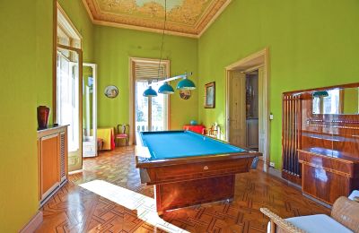 Villa histórica en venta Liguria, Sala de billar