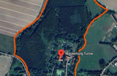 Castillo en venta 18513 Glewitz, Mecklemburgo-Pomerania Occidental, Grundstückseinzeichnung-Quelle: google-maps