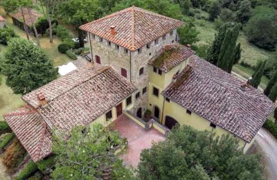 Castillo en venta Vicchio, Toscana, Foto De Dron