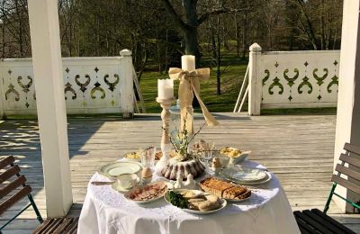 Casa señorial en venta Role, Pomerania, Terraza