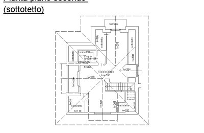 Mansión histórica en venta 28838 Stresa, via Principe di Piemonte, Piamonte, Floorplan 2° floor