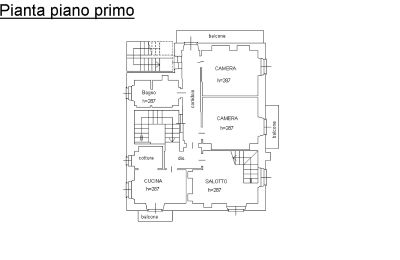 Mansión histórica en venta 28838 Stresa, via Principe di Piemonte, Piamonte, Floorplan 1° floor