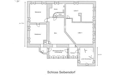 Palacio en venta 84375 Kirchdorf am Inn, Hofmarkstraße 2, Baviera, Grundriss-Schema 1.Stock (Beletage)