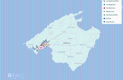 Mansión histórica en venta Mallorca, Serra de Tramuntana, Cas Català, Islas Baleares, Lageplan