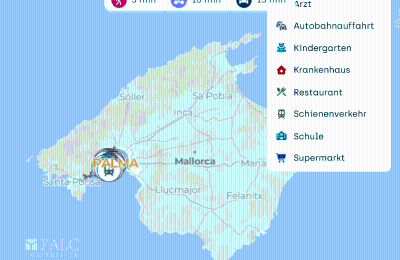 Mansión histórica en venta Palma, Islas Baleares, Lageplan