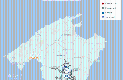 Palacio urbano en venta Campos, Islas Baleares, Karte Mallorca