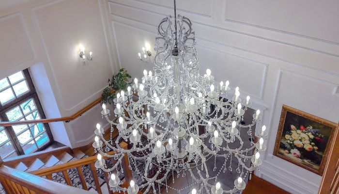 Casa señorial con parque, estanque y hotel nuevo en el centro de Polonia – estándar cuatro estrellas