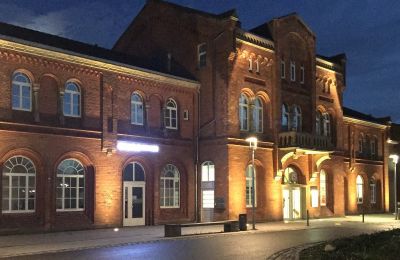 Propiedad histórica en venta 49356 Diepholz, Am Bahnhof  1, Baja Sajonia, Bahnhof bei Nacht 2025