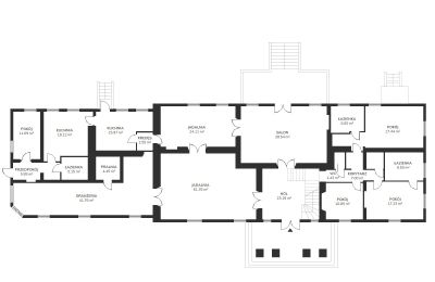 Inmobiliario Strzegocin, Plano de planta 1