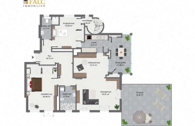 Inmobiliario Charlottenburg-Wilmersdorf, Grunewald, Plano de planta 1