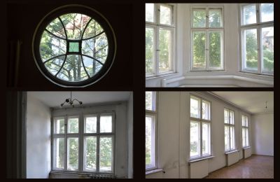 Mansión histórica en venta Koszalin, Marszałka Józefa Piłsudskiego 53, Pomerania Occidental, wnętrza,okna,sale