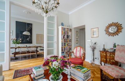 Apartamento en edificio histórico en venta Warszawa, Mokotowska, Mazovia, Sala de estar
