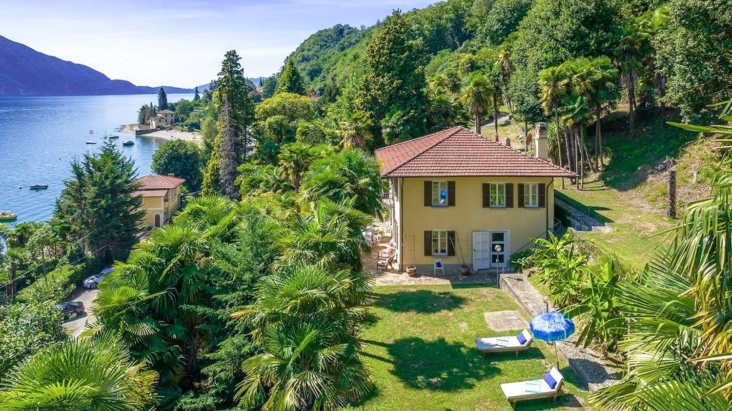 Fotos Villa con parque y playa privada en el Lago Mayor