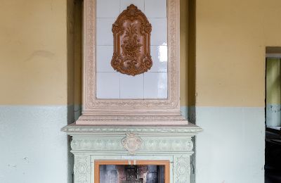 Palacio en venta 77-304 Gockowo, Pałac Gockowo, Pomerania, Estufa de azulejos