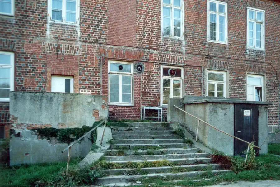 La casa señorial de Ludorf en los años noventa