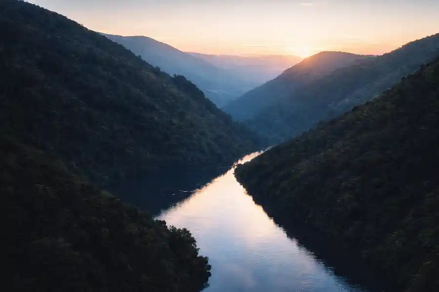 Paisaje de la Ribeira Sacra en Galicia