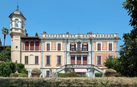Belgirate, Villa Conelli, SS33 del Sempione - Villa Canelli en Belgirate, Lago Mayor
