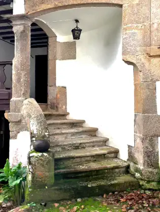 Casa señorial cerca de la costa de Galicia con jardín histórico y vistas a la bahía, Ortigueira, Galicia