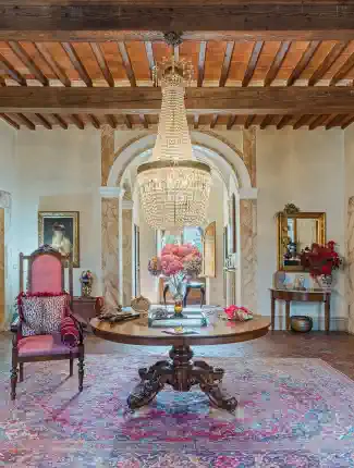 Casa señorial del siglo XVIII cerca de Montecalvoli con frescos originales y 6 hectáreas de terreno, Montecalvoli, Toscana