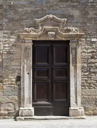 Palazzo Merletti – Palacio noble del siglo XIV en las Marcas, Mercatello sul Metauro, Marcas