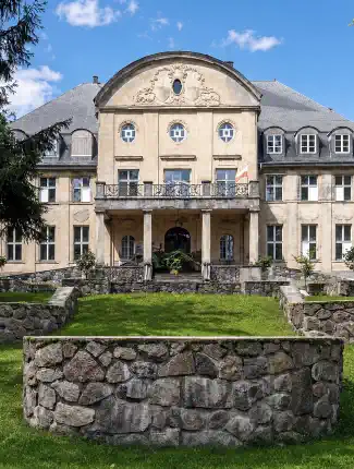 Mansión neobarroca en Pomerania con parque, Trzcinno, Pomerania